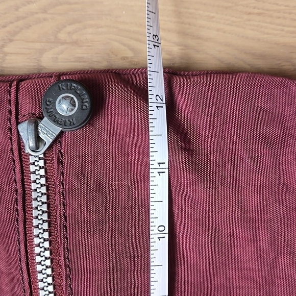 KIPLING Alvar Burgundy Crossbody Bag - Picture 7 of 8